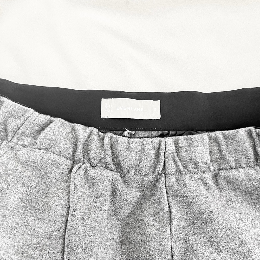 Everlane The Dream Pant Trouser Knit | Heathered Charcoal Gray| S - Picture 4 of 5